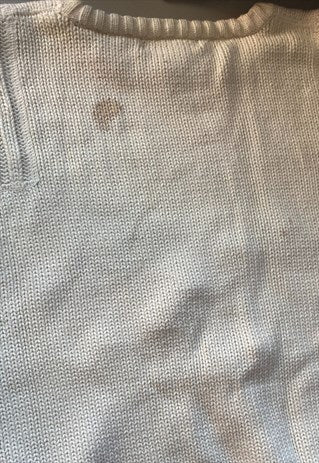 Vintage Nautica Knitwear Jumper in Cream