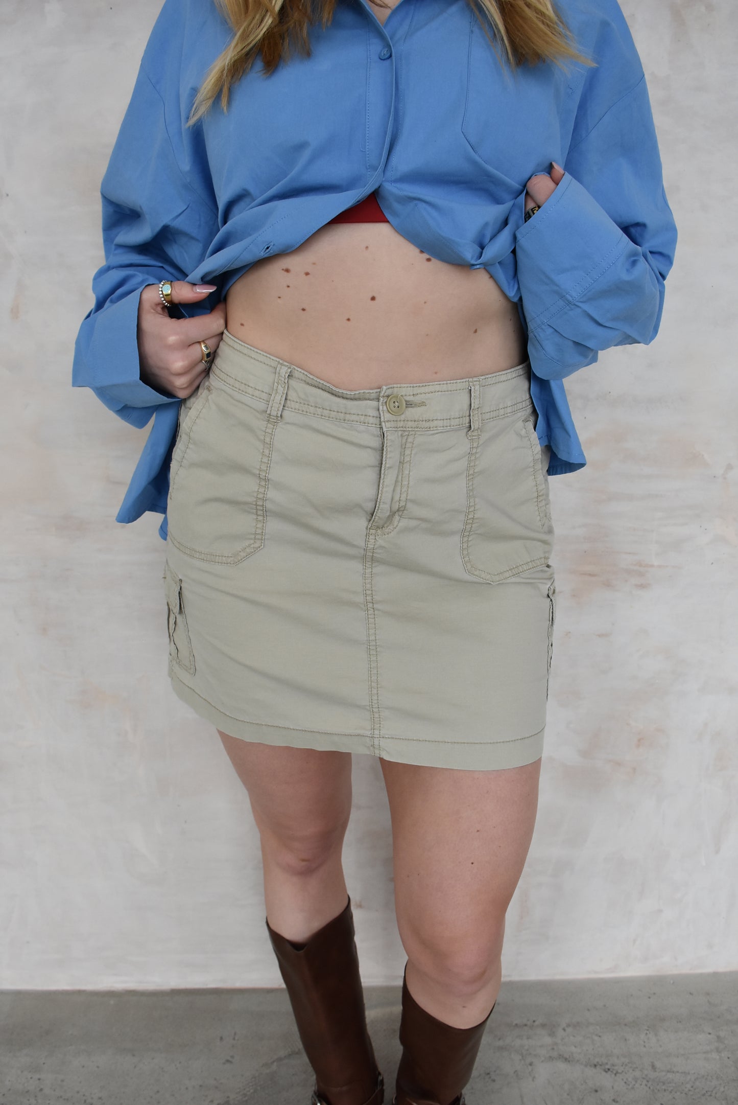 Vintage Cargo Skirt