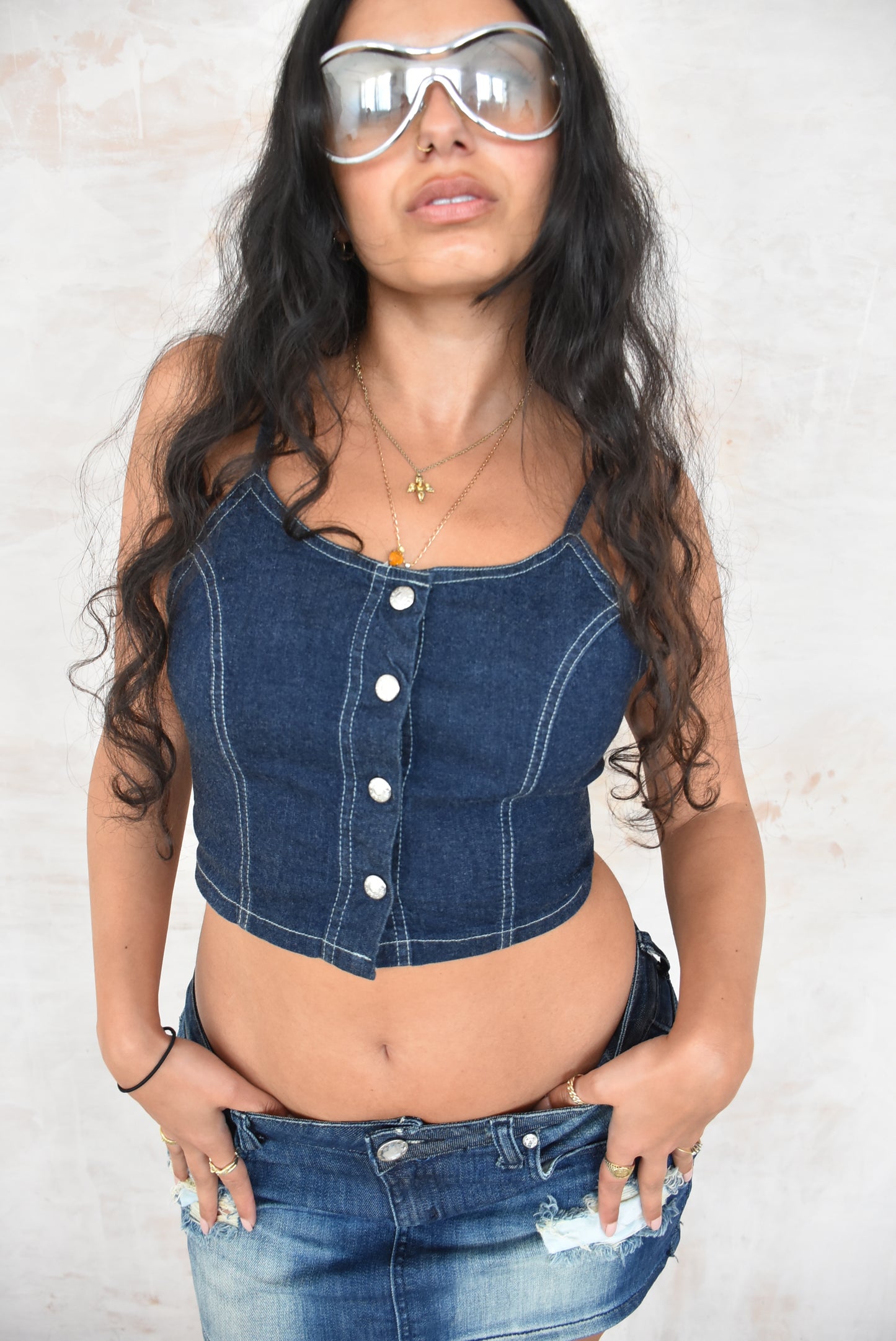 Vintage Denim Cami Top