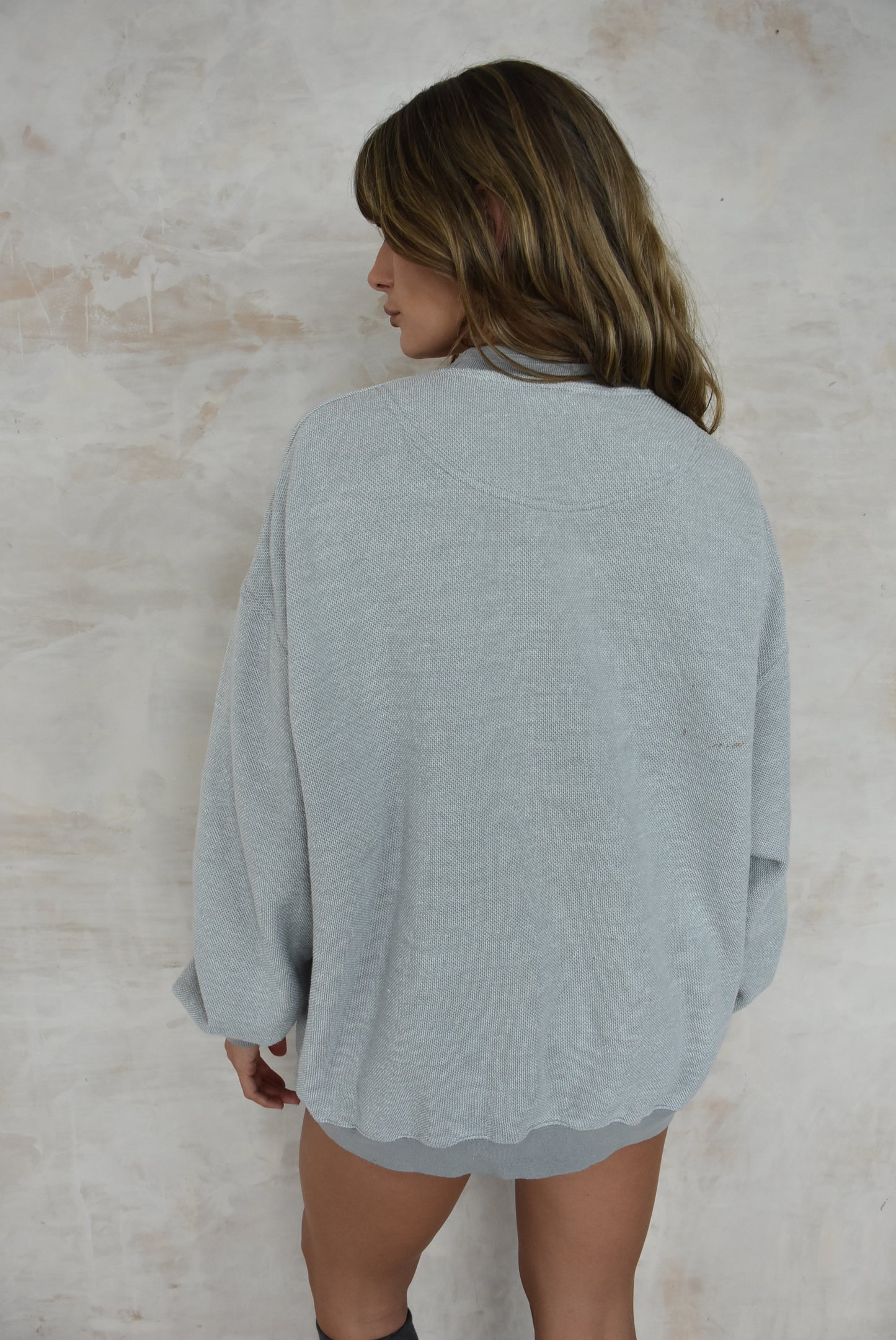 Vintage Grey Nascar Racing Sweatshirt