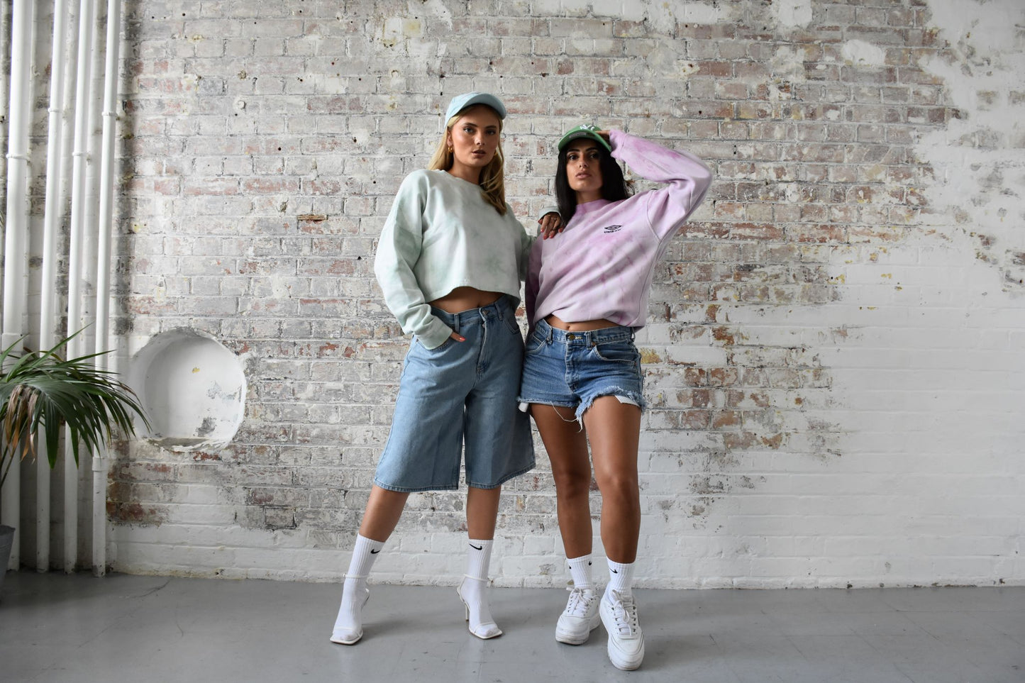 Vintage Tie Dye sweatshirt in Green