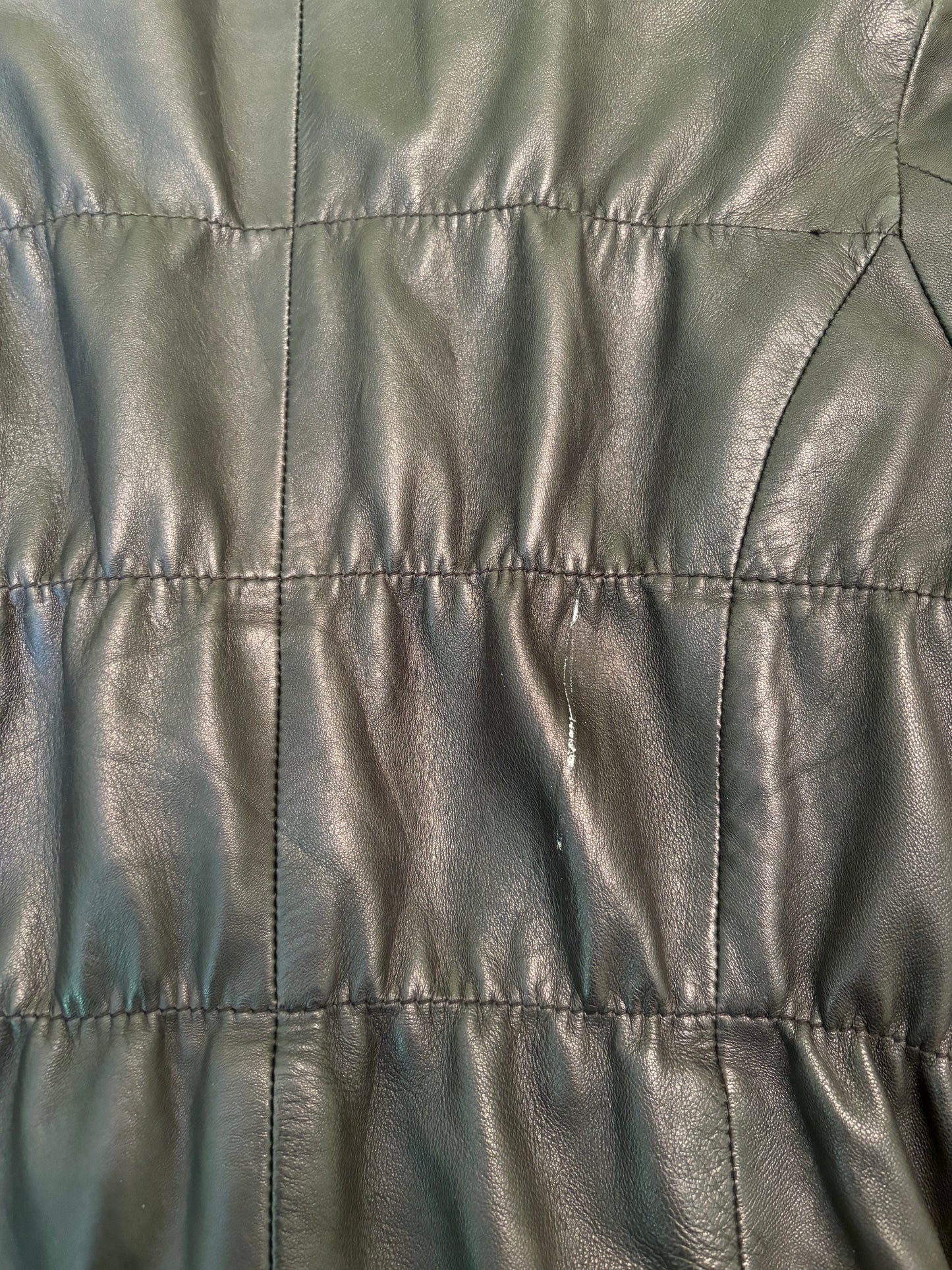 Vintage Y2K Black Leather Jacket