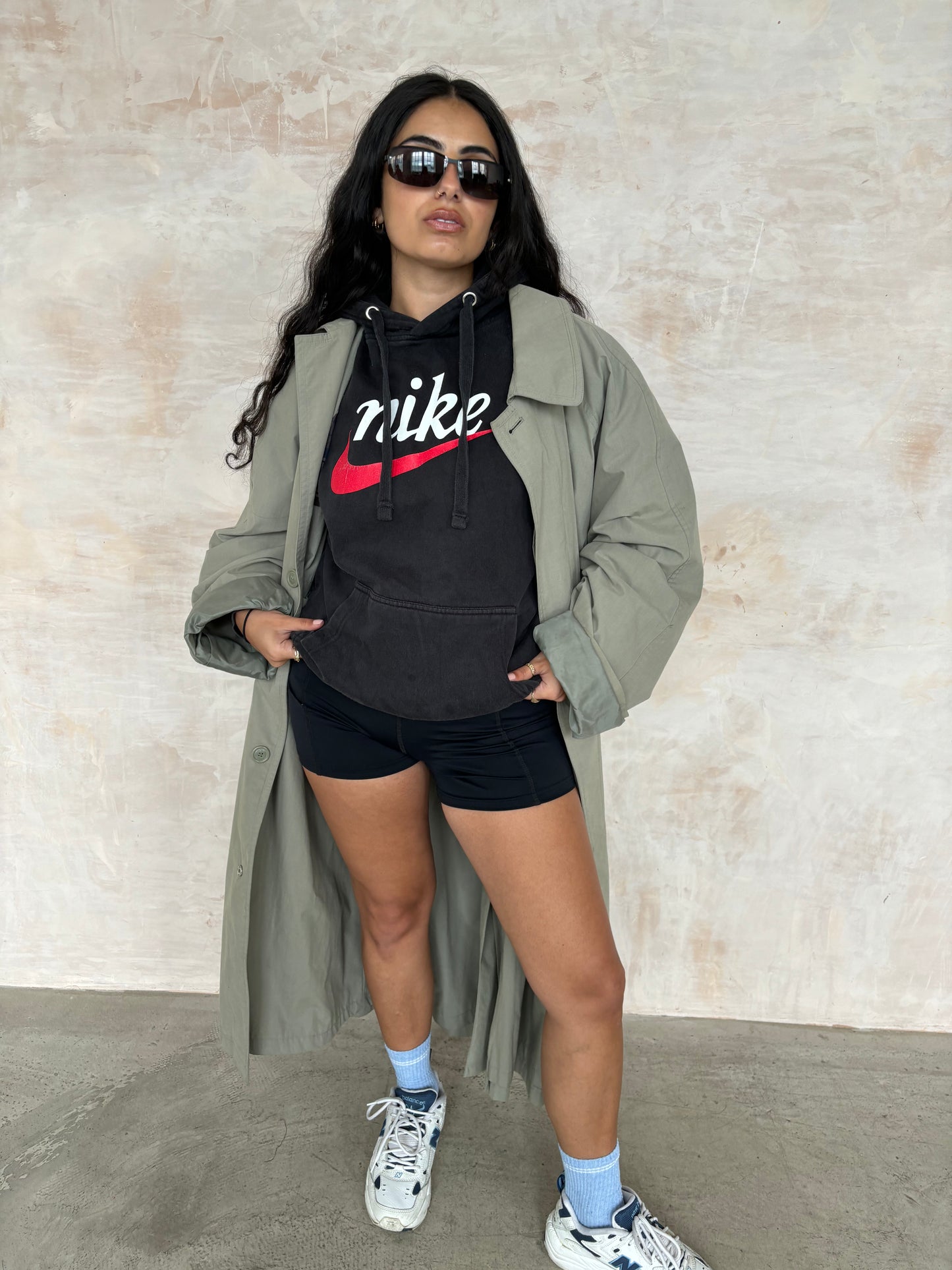 Vintage Black Nike Hoodie