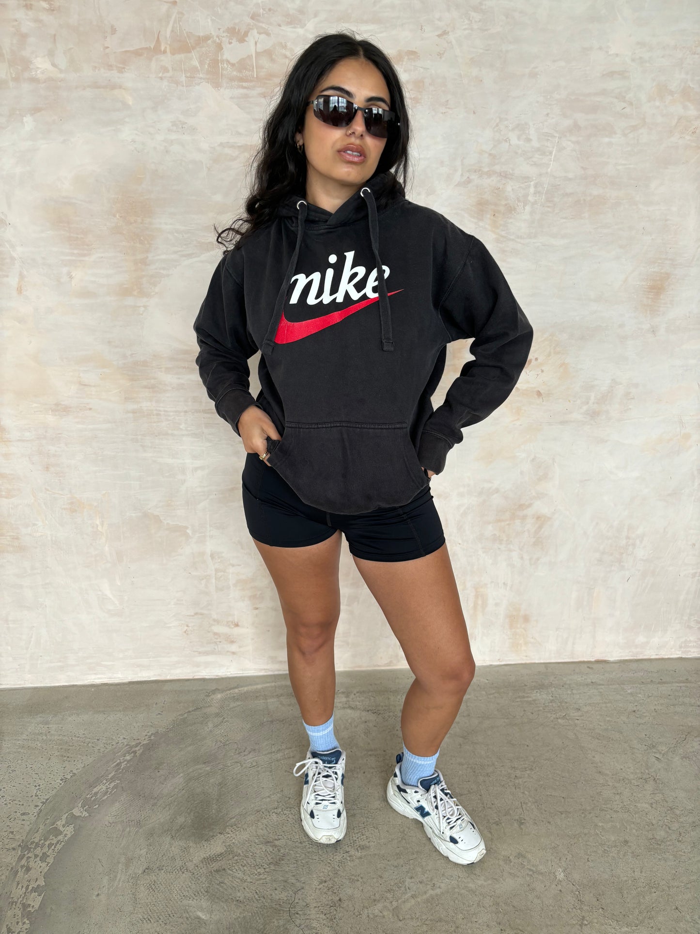 Vintage Black Nike Hoodie