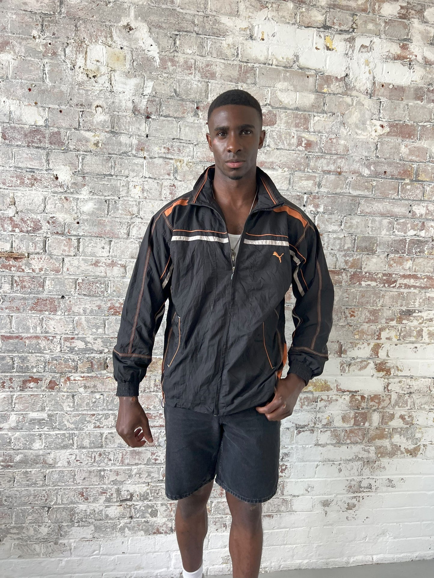 Vintage Puma Lightweight Jacket in black