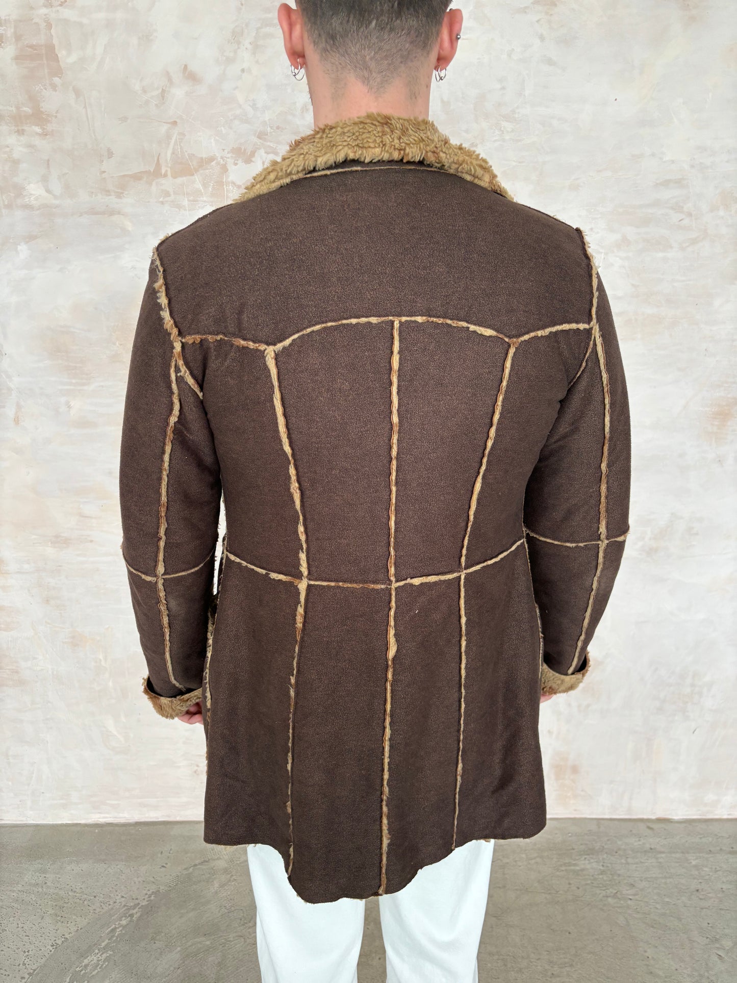 Vintage Brown Afghan Coat