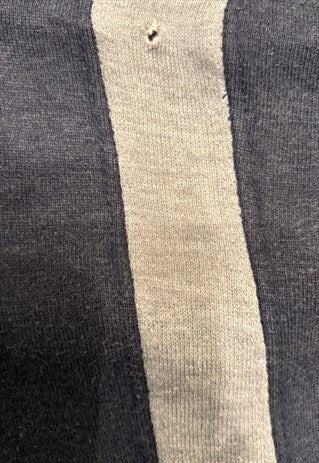 Vintage Striped Sweatshirt in Grey & Navy