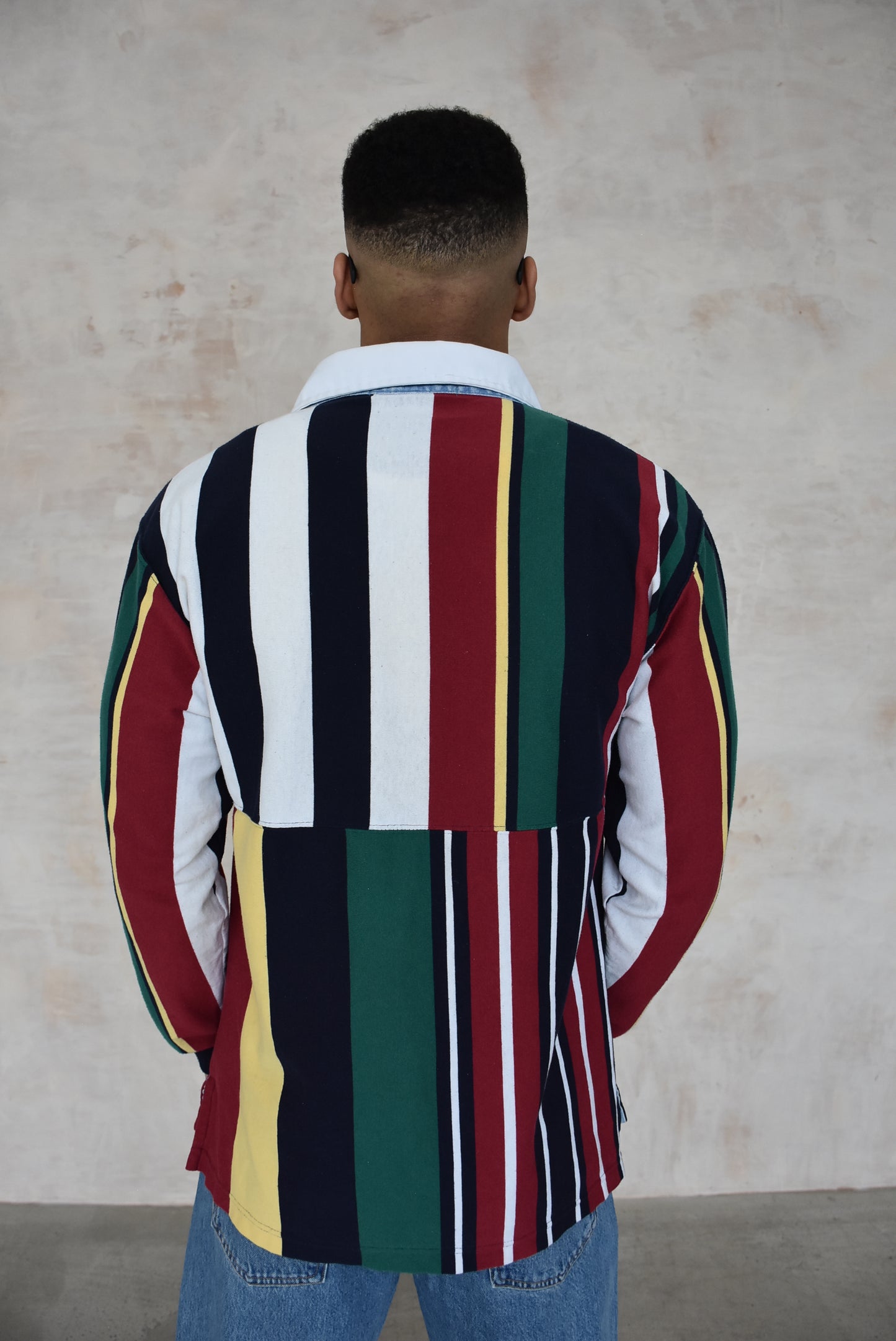 Vintage Striped Rugby Top