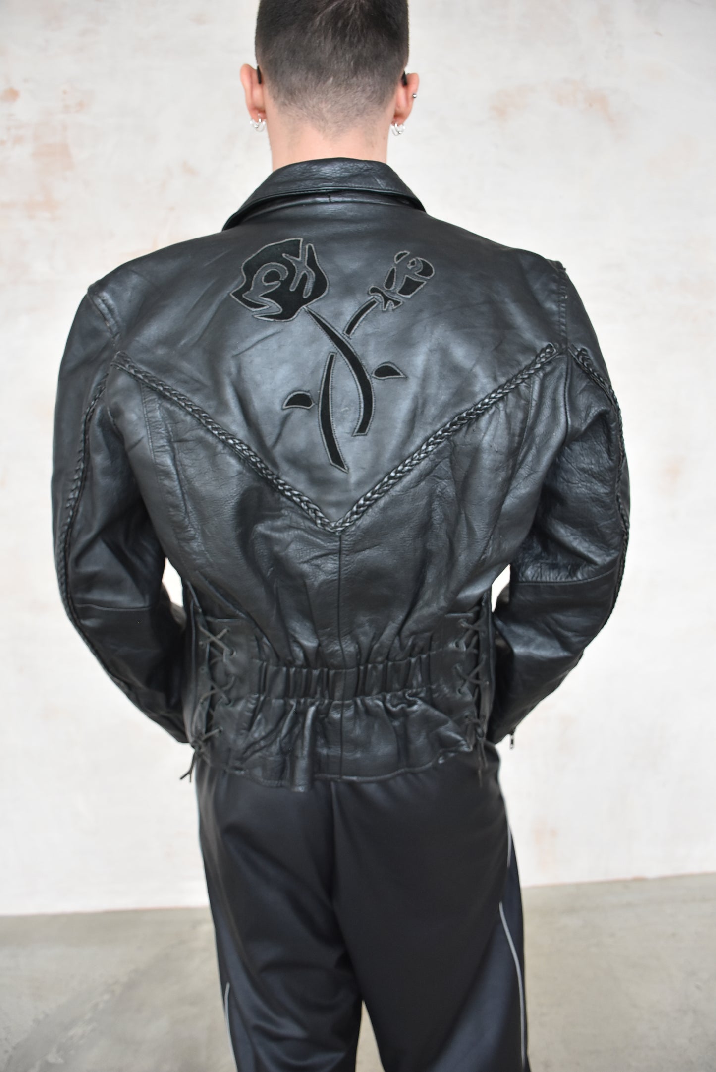 Vintage Black Leather Jacket