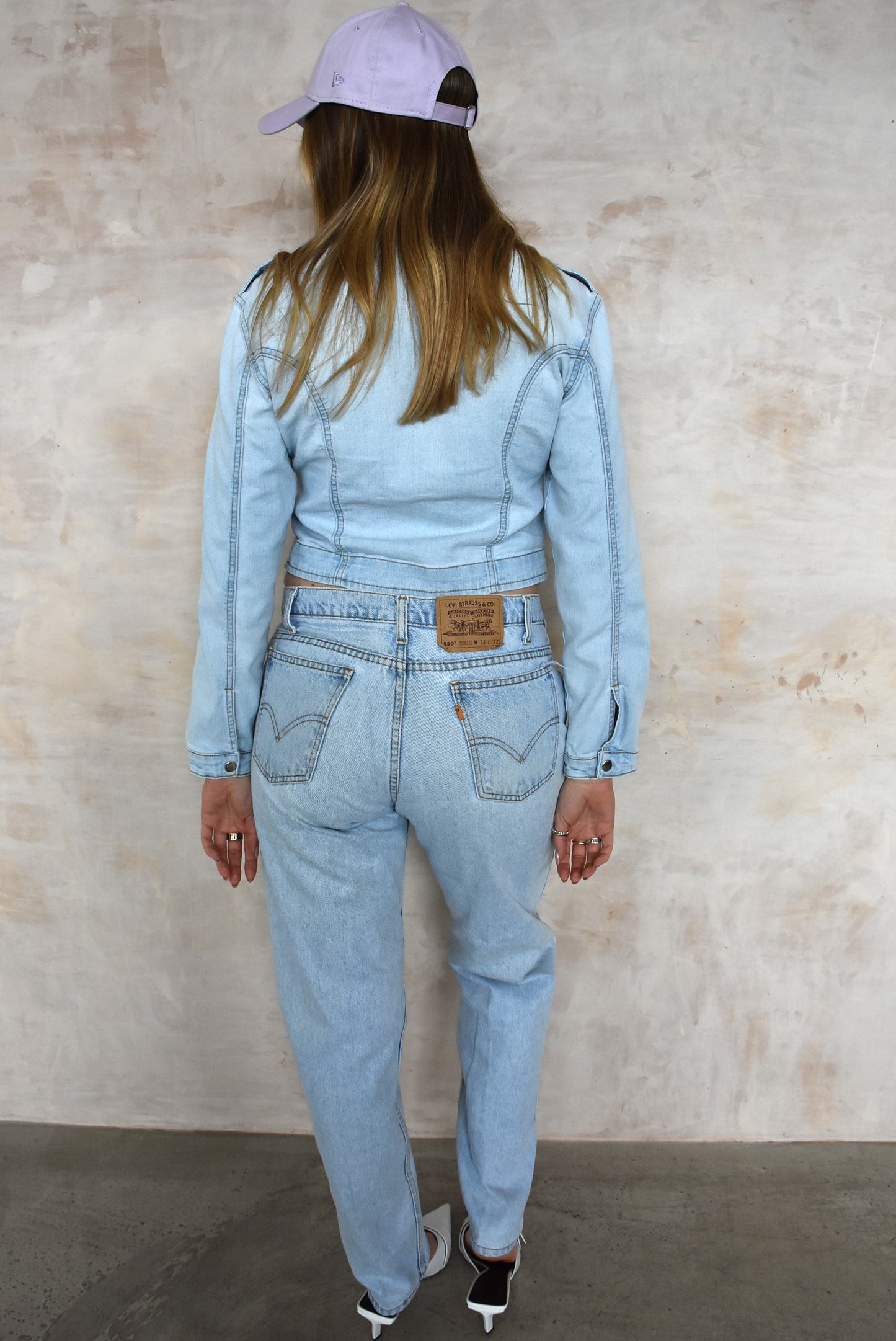 Vintage Levi's 550 Jeans in bleach blue