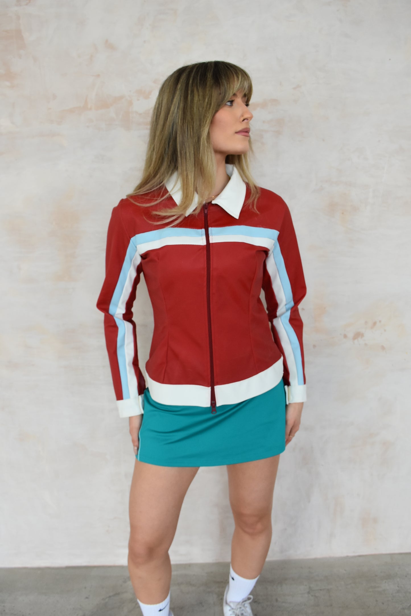 Y2K Vintage Red Sporty Jacket