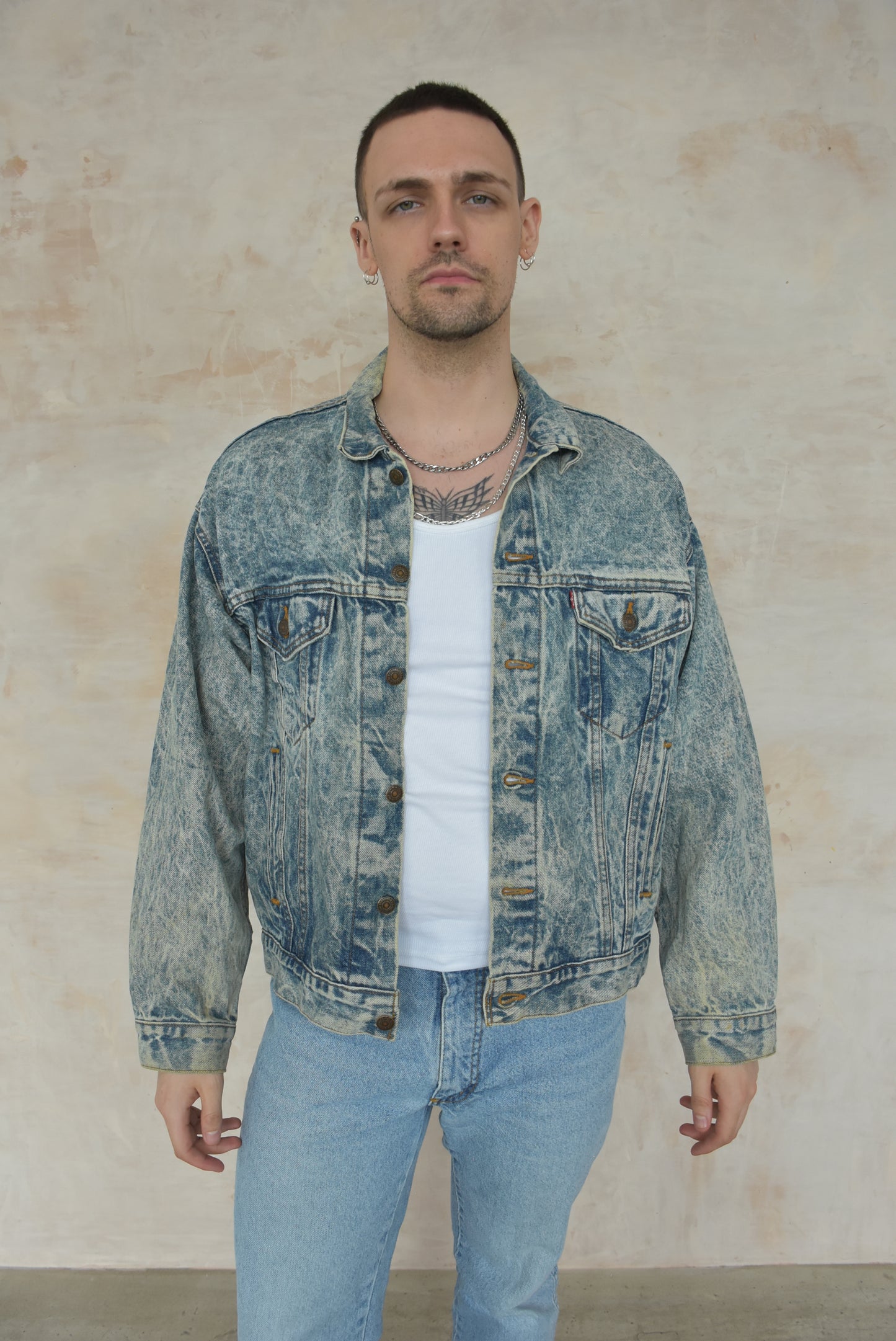 Vintage Levi's Acid Wash Denim Jacket