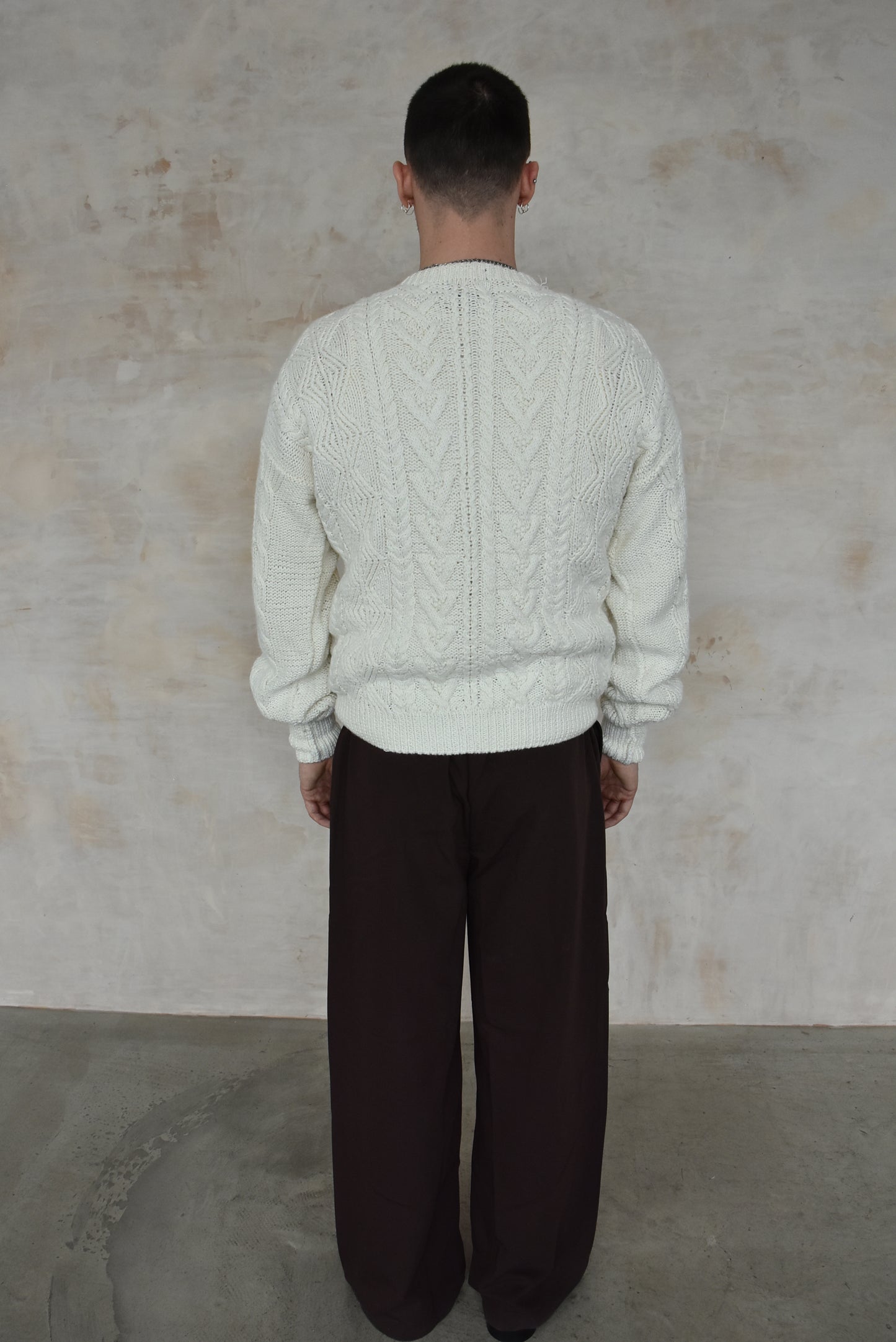 Vintage Cream Knitwear Jumper