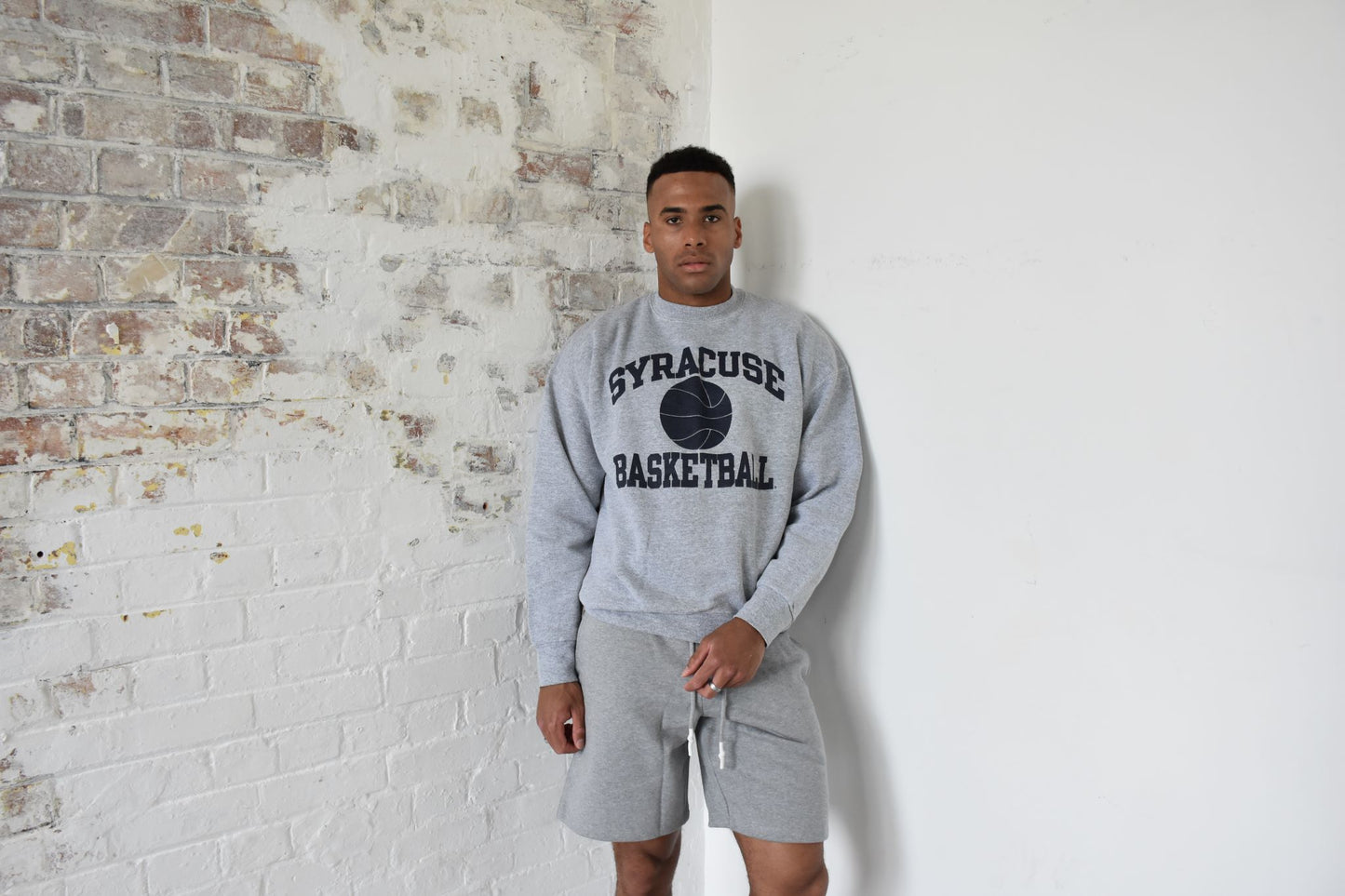 Vintage Varsity Athletics Sweatshirt in Grey