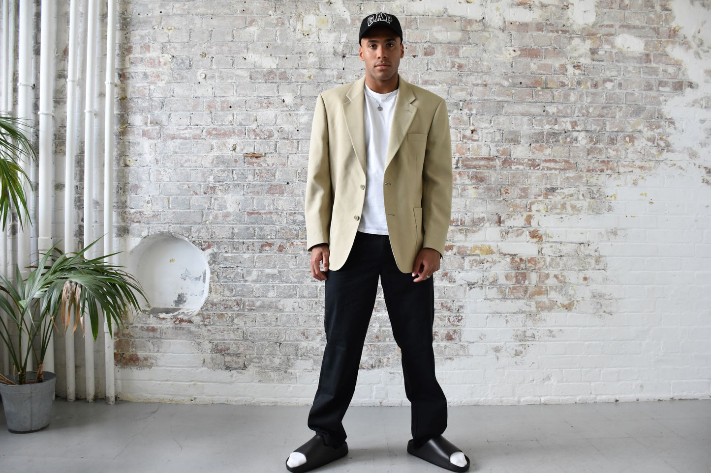 Vintage Premium Blazer in Beige