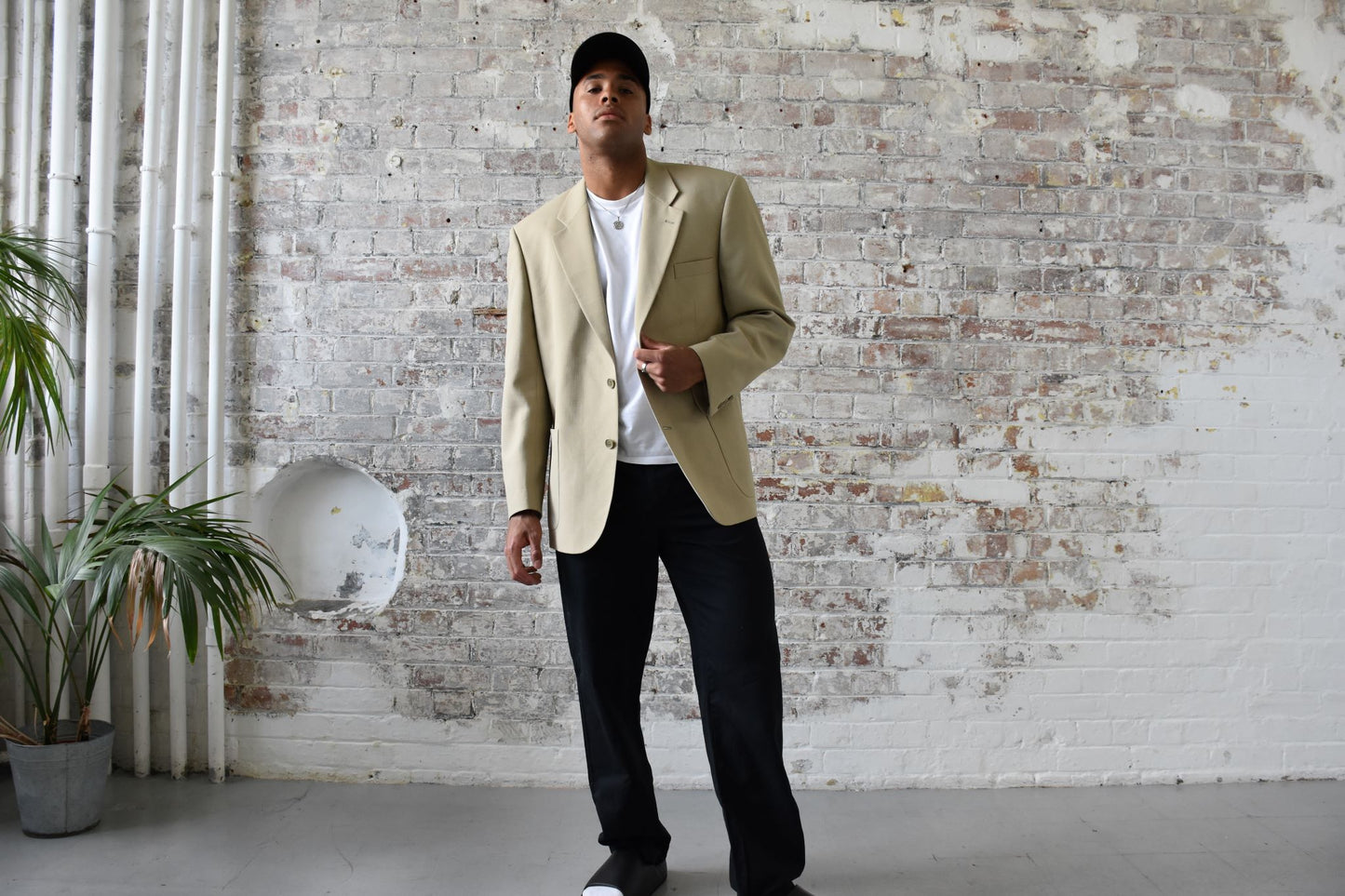 Vintage Premium Blazer in Beige