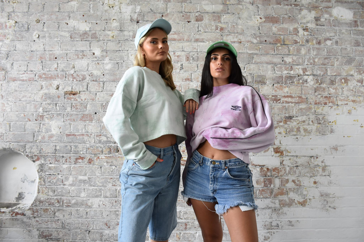 Vintage Umbro Sweatshirt in Pink Tie Dye