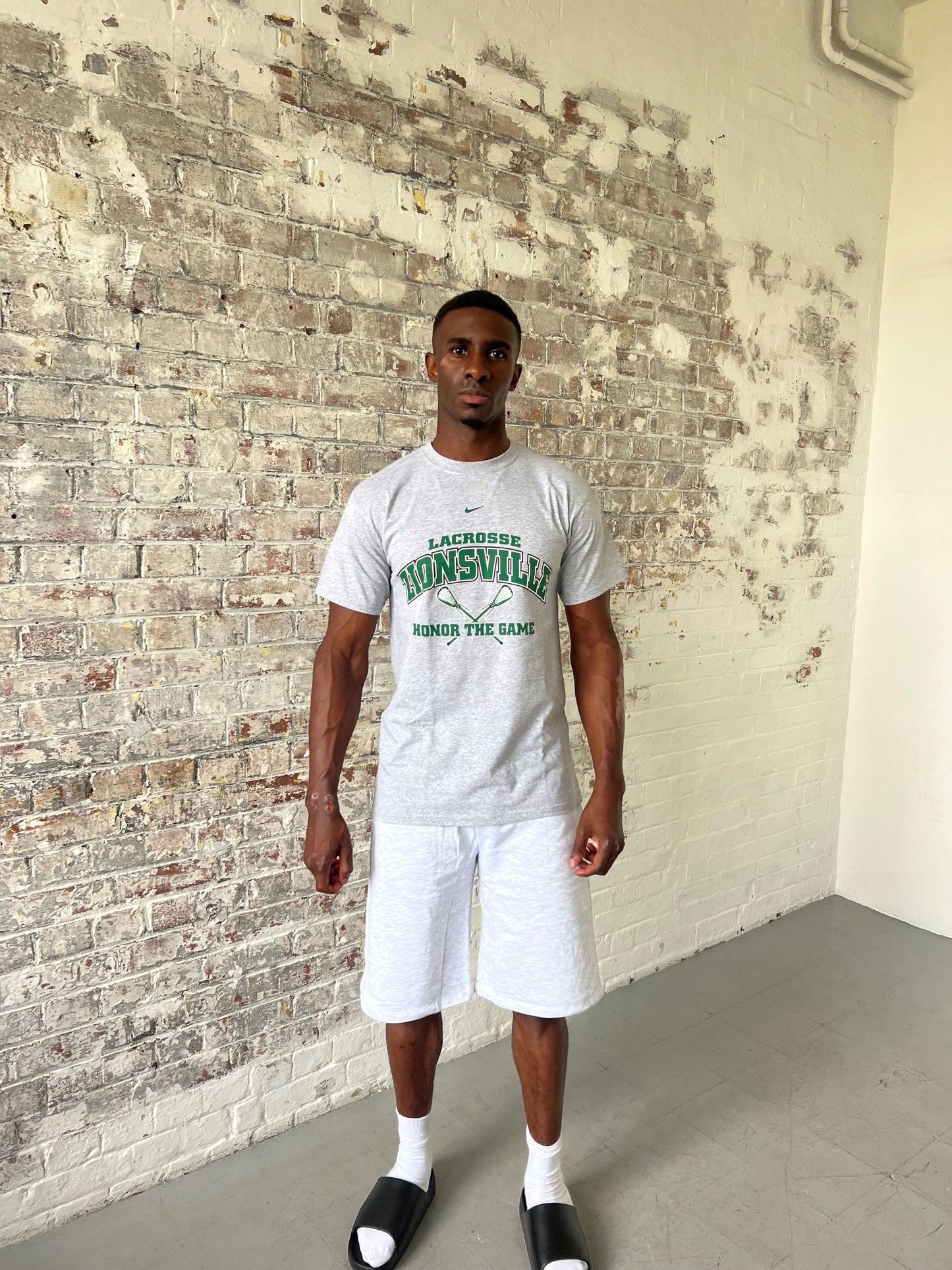 Vintage Nike Varsity Sports T-shirt with Lacrosse logo