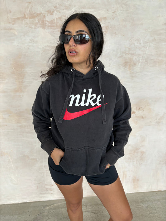 Vintage Black Nike Hoodie