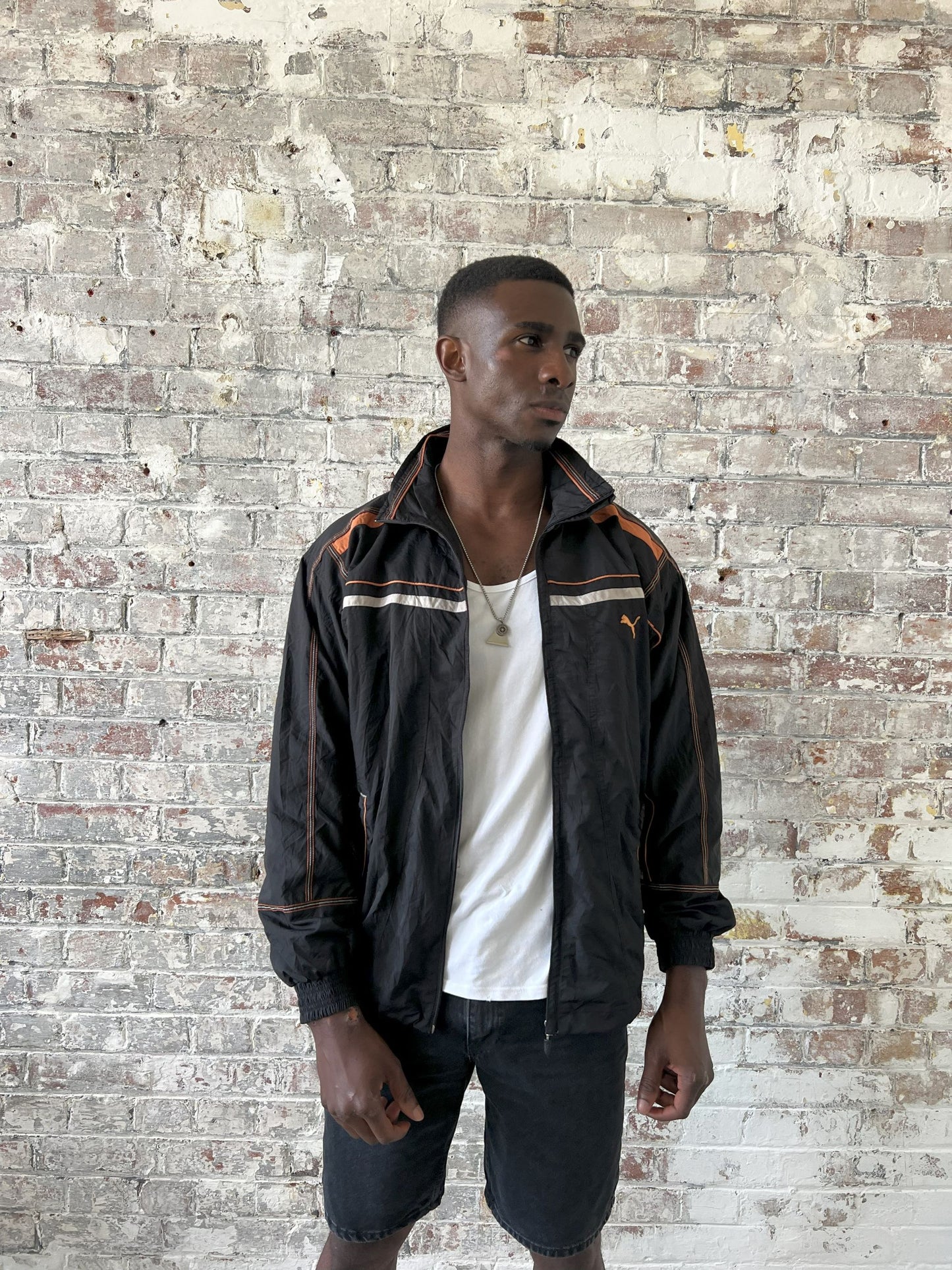 Vintage Puma Lightweight Jacket in black