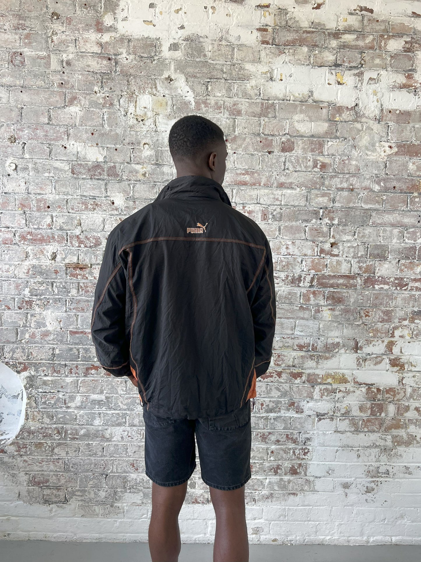 Vintage Puma Lightweight Jacket in black
