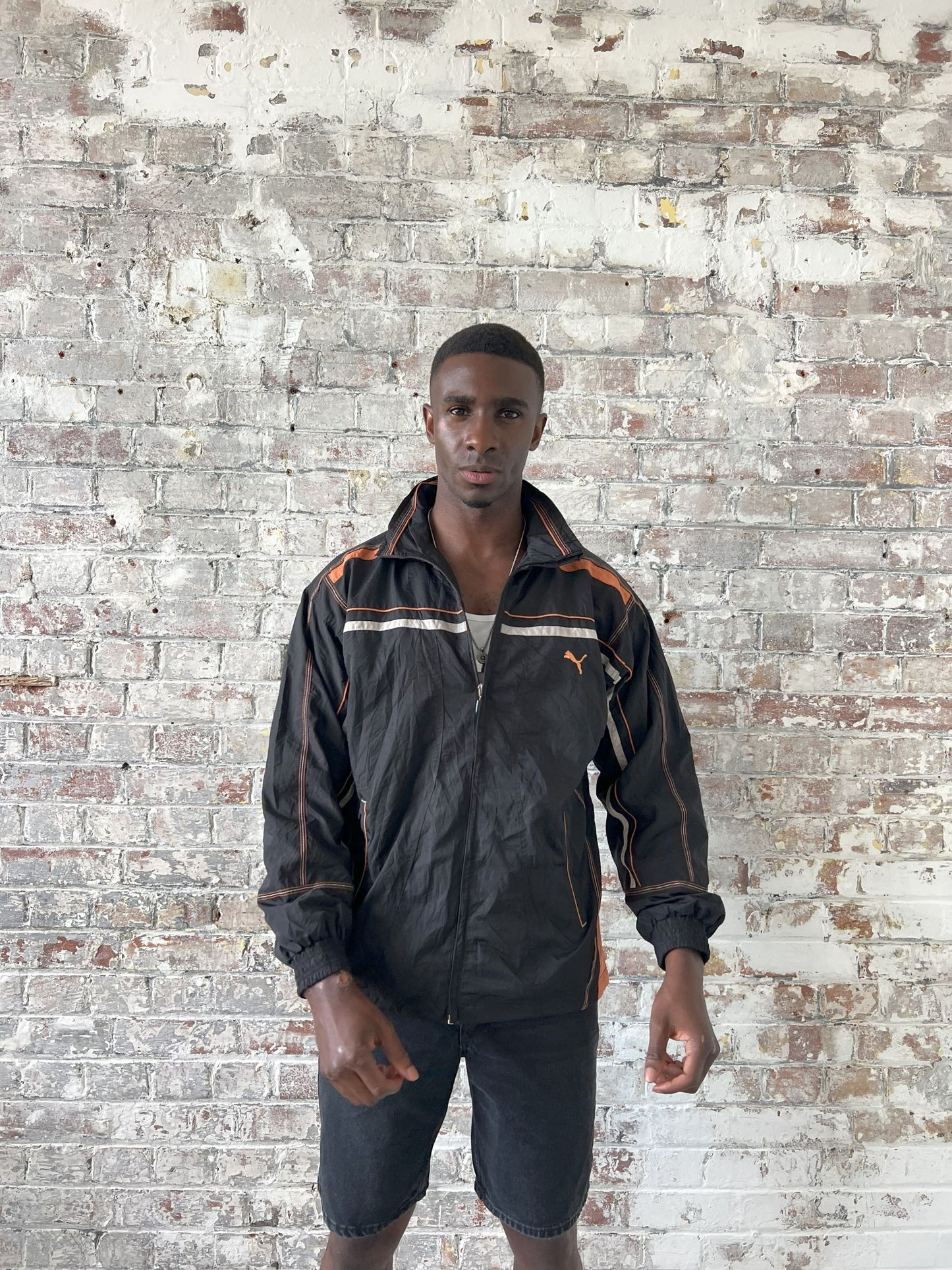 Vintage Puma Lightweight Jacket in black