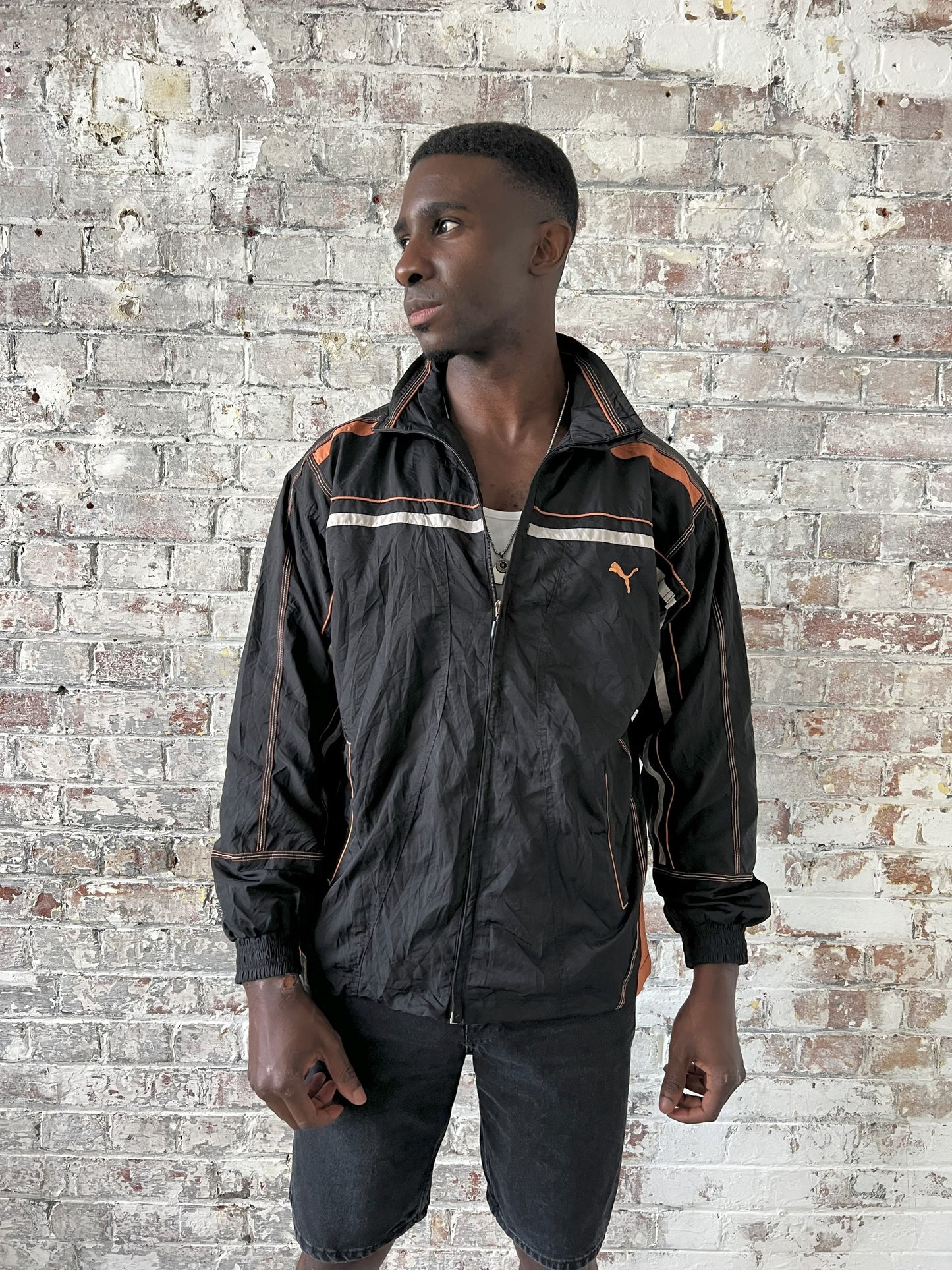 Vintage Puma Lightweight Jacket in black