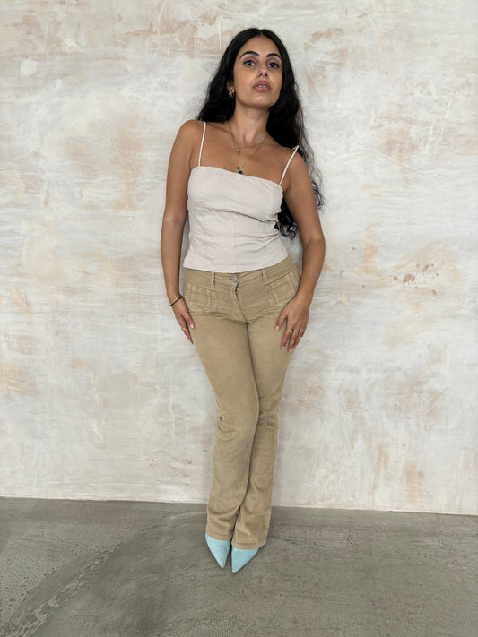 Vintage Cord Flare Trousers