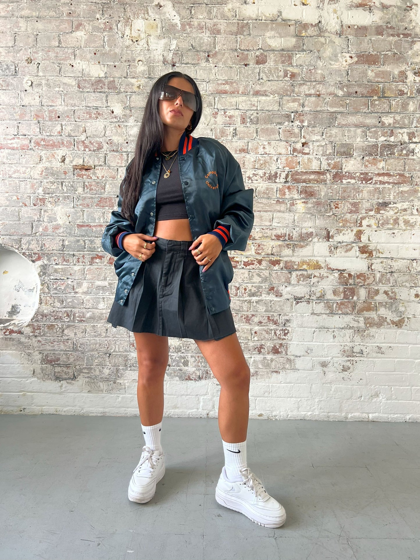 Vintage American Athletics Varsity Jacket in navy